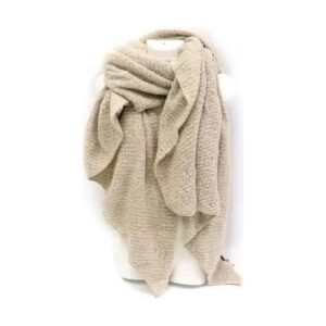 Sjaal zonder wol beige